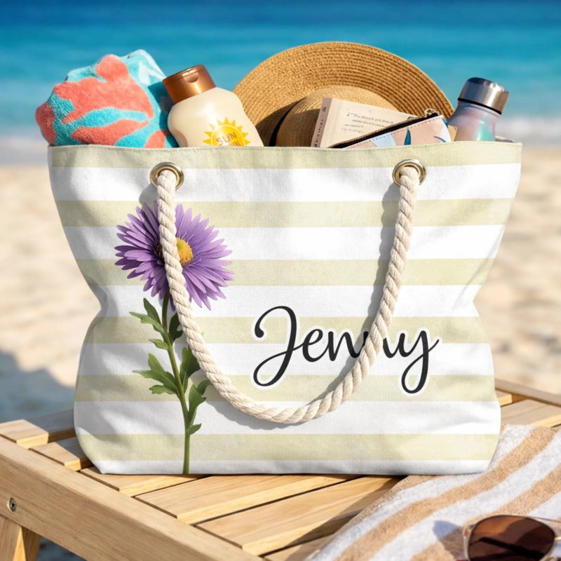 Custom Beach Bag - Personalized Summer Vacation And Travel Gifts For Best Friends, Family - Beach Days, Best Days