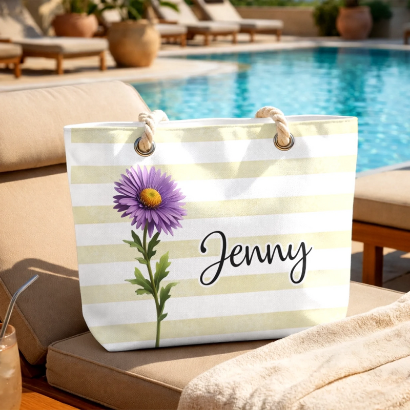Custom Beach Bag - Personalized Summer Vacation And Travel Gifts For Best Friends, Family - Beach Days, Best Days