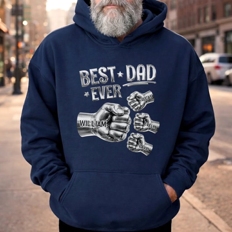 Custom Unisex T-shirt, Premium T-shirt, Hoodie - Personalized Father's Day Birthday Gifts For Dad, Grandpa - Always My Pride