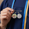 Custom Lapel Pin With Photo Charms - Personalized Graduation Gifts For Him, Her - Holding This Moment Together