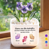Custom Glass Everlasting Tulips - Personalized Best Friend Birthday Gifts For Women, Besties, Sisters, BFF -  Each One Special, All Deeply Loved