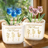 Custom Glass Everlasting Tulips - Personalized Best Friend Birthday Gifts For Women, Besties, Sisters, BFF -  Old Friends Are Forever Gold
