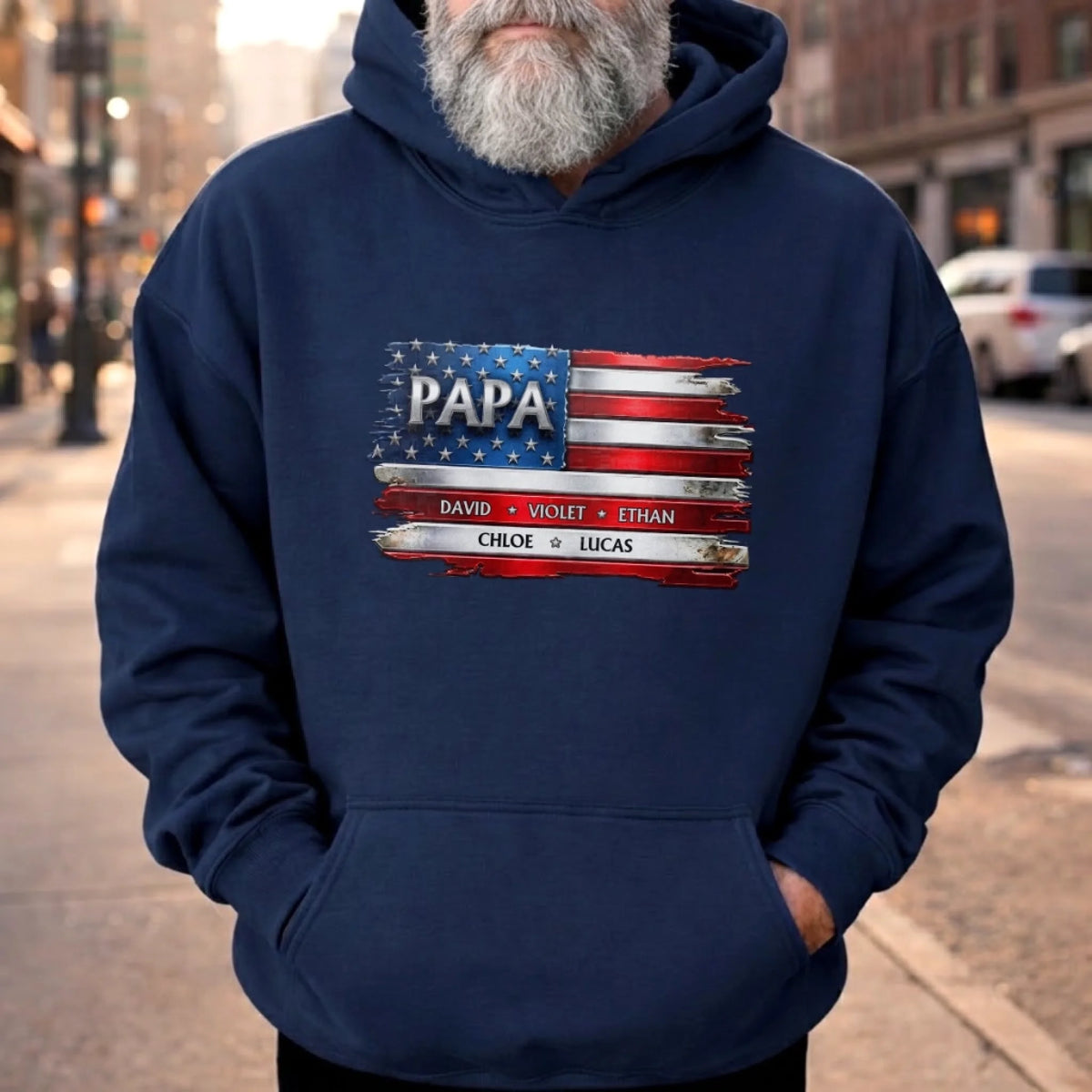 Custom Unisex T-shirt, Premium T-shirt, Hoodie - Personalized Father's Day Birthday Gifts For Dad, Grandpa - Legendary Dad Energy Only