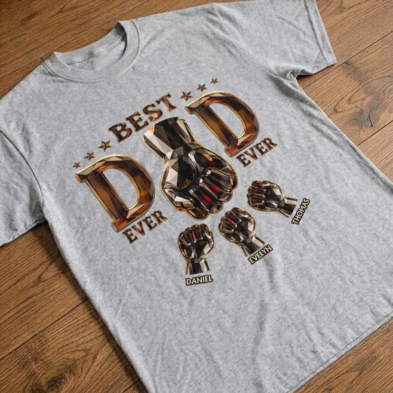 Custom Unisex T-shirt, Premium T-shirt, Hoodie - Personalized Father's Day Gifts For Dad, Grandpa - The Real Family MVP