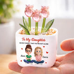 Custom Glass Everlasting Tulips - Personalized Birthday Gifts For Daughter - A Daily Dose Of Mom Love
