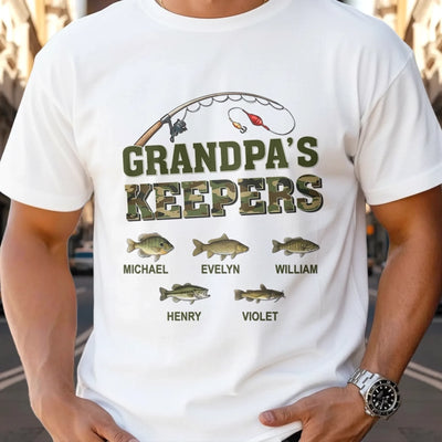 Custom Unisex T-shirt, Premium T-shirt, Hoodie - Personalized Father's Day Fishing Gifts For Fisherman, Dad, Grandpa - Catching Fish, Making Memories