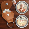 Custom Photo Pocket Hug - Personalized Memorial Sympathy Gifts For Loss Of Mom, Dad - Forever Close, Always Missed