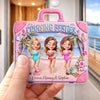 Custom Cruise Ship Door Magnet - Personalized Summer Vacation And Travel Gifts For Best Friends, Besties, Sisters, BFF - Cruising Besties