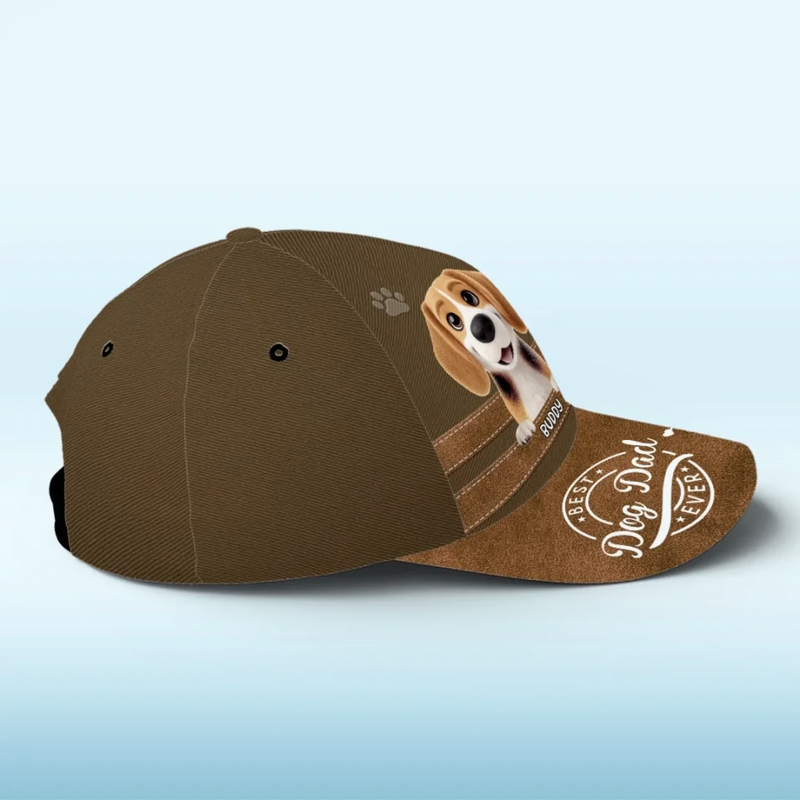 Fur Real, The Best Dad - Dog Personalized Custom Hat, All Over Print Classic Cap - Father's Day, Gift For Pet Owners, Pet Lovers