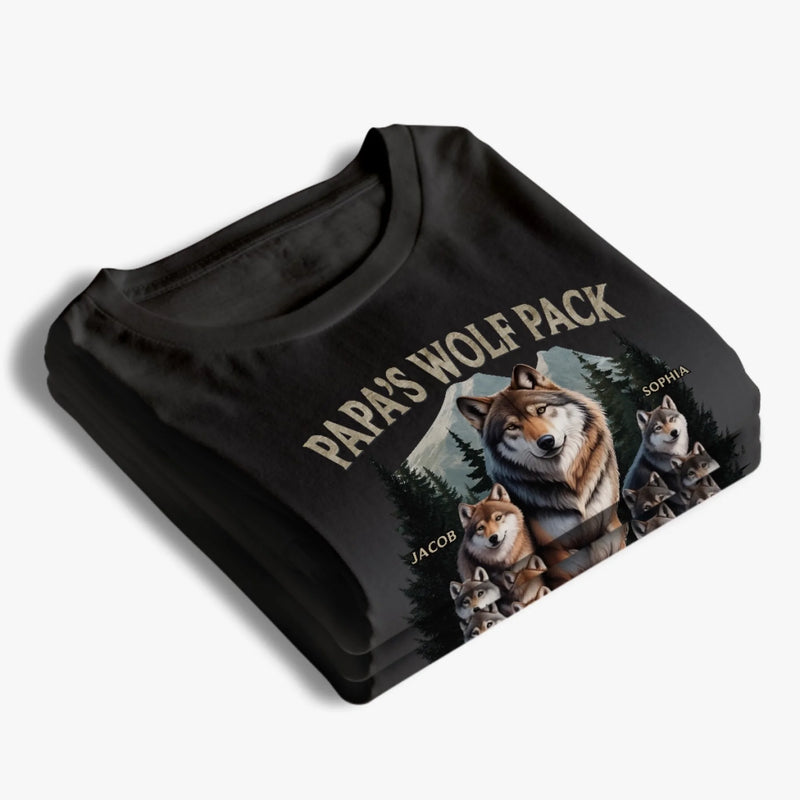 Our Pack, Our Bond, Our Dad - Family Personalized Custom Unisex T-shirt, Premium T-shirt, Hoodie - Father's Day, Gift For Dad, Grandpa