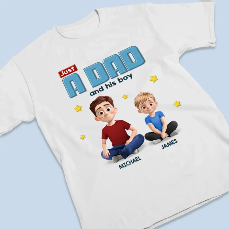 From Father To Son, Love That Lasts Forever - Family Personalized Custom Unisex T-shirt, Premium T-shirt, Hoodie - Father's Day, Gift For Dad