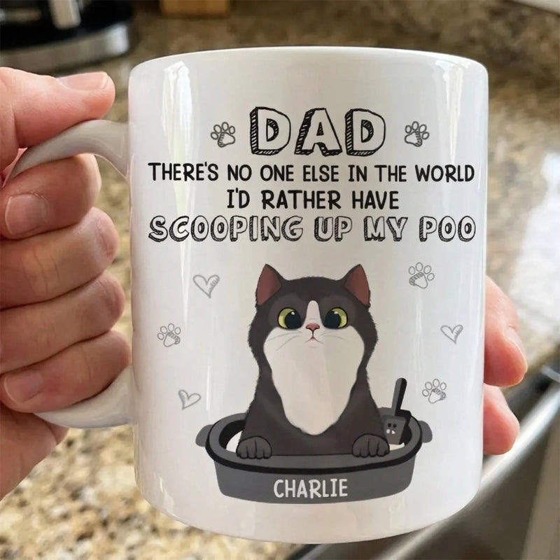 You Hold A Unique Place In My Heart - Cat Personalized Custom Mug - Father's Day, Gift For Pet Owners, Pet Lovers