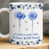 Custom Mug - Personalized Best Friend Birthday Gifts For Women, Besties, Sisters, BFF - Friendship In Full Bloom