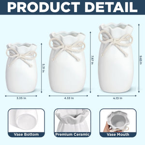 Custom Flower Vase With Ribbon - Personalized Retirement Gifts For Women, Men - Cheers To The Next Chapter