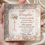 Custom Full-Print Jewelry Dish - Personalized Birthday Gifts For Daughter - My Little Girl Forever