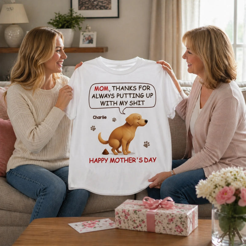 Custom Unisex T-shirt, Premium T-shirt, Hoodie - Personalized Mother's Day Birthday Gifts For Dog Cat Lovers, Dog Dad And Mom, Cat Owners - Chaos, Cuddles And Dog Hair