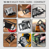 Custom Multi Tool Card With Leather Case - Personalized Father's Day Birthday Gifts For Dad, Grandpa - Built With Love And Strength