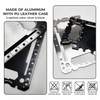 Custom Multi Tool Card With Leather Case - Personalized Father's Day Birthday Gifts For Dad, Grandpa - Built With Love And Strength