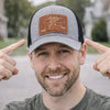 Custom Leather Patch Hat – Personalized Father's Day Gifts For New Dad, Grandpa – Legendary Daddy Vibe