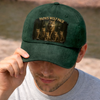 Custom Vintage Washed Denim Baseball Cap - Personalized Father's Day Birthday Gifts For Dad, Grandpa - Proud To Be Your Kid