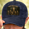 Custom Vintage Washed Denim Baseball Cap - Personalized Father's Day Birthday Gifts For Dad, Grandpa - Proud To Be Your Kid