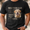 Custom Photo Unisex T-shirt, Premium T-shirt, Hoodie - Personalized America 250th Anniversary Father's Day Gifts For Dad, Grandpa, Dog Cat Lovers, Dog Dad - Ultimate Dog Dad
