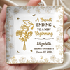 Custom Full-Print Jewelry Dish - Personalized Graduation Gifts For Him, Her - Blooming Into Her Next Era