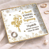 Custom Full-Print Jewelry Dish - Personalized Graduation Gifts For Him, Her - Blooming Into Her Next Era