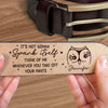 Custom Engraved Leather Belt - Personalized Anniversary Wedding Gifts For Husband And Wife, Him And Her - Our Love Knows The Way