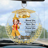 Custom Acrylic Car Ornament - Personalized Graduation Gifts For Her - Graduation Glow On The Go
