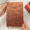 Custom Leather Writing Journal - Personalized Retirement Gifts For Women, Men - Write The Life You Want