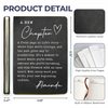 Custom Leather Writing Journal - Personalized Retirement Gifts For Women, Men - Write The Life You Want