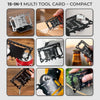 Custom Multi Tool Card With Leather Case - Personalized Father's Day Birthday Gifts For Dad, Grandpa - Crafted With Love And Strength