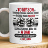 Custom Mug - Personalized Father's Day Birthday Gifts For Son - Watching You Be A Dad