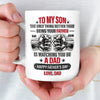 Custom Mug - Personalized Father's Day Birthday Gifts For Son - Watching You Be A Dad