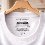 Custom Inside Neck Print T-Shirt - Personalized Anniversary Wedding Gifts For Husband And Wife, Him And Her - Forever Started With You