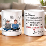 Custom Mug - Personalized Father's Day Birthday Gifts For Son - My Son My Legacy