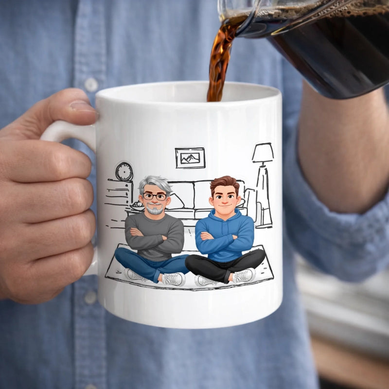 Custom Mug - Personalized Father's Day Birthday Gifts For Son - My Son My Legacy