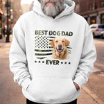 Custom Unisex T-shirt, Premium T-shirt, Hoodie - Personalized America 250th Anniversary Father's Day Birthday Gifts For Dad, Dog Dad, Dog Lovers - Proud Dog Dad Always