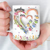 Custom 3D Inflated Effect Printed Mug - Personalized Mother's Day Gifts For Mom, Grandma - Made Of Memories, Filled With Love