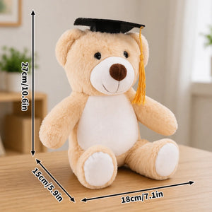 Custom Graduation Plush Bear - Personalized Graduation Gifts For Kids - Little Grad, Big Dreams