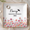Custom Full-Print Jewelry Dish - Personalized Graduation Gifts For Her, Him - A Milestone In Full Bloom