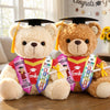 Custom Kids Graduation Teddy Bear - Personalized Graduation Gifts For Kids - First Cap, First Milestone