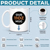 Custom 3D Inflated Effect Printed Mug - Personalized Birthday Gifts For Daughter - Dad’s Forever Troublemaker