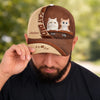 Custom Hat, All Over Print Classic Cap - Personalized Birthday Gifts For Cat Lovers, Cat Mom And Dad - A Life Full Of Love And Wagging Tails