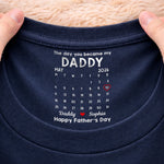 Custom Inside Neck Print T-Shirt - Personalized Father's Day Birthday Gifts For Dad, Grandpa - Love You More Than Words