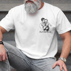 Custom Photo Unisex T-shirt, Hoodie, Sweatshirt - Personalized Father's Day Birthday Gifts For Dad, Grandpa - Dad, You’re One Of A Kind