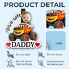 Custom Photo Acrylic Car Visor Clip - Personalized Father's Day Gifts For Dad, Grandpa - My Love Rides Along