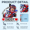 Custom Photo Acrylic Car Visor Clip - Personalized Father's Day Gifts For Dad, Grandpa - The Strongest Racer