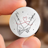 Custom Pocket Hug - Personalized Anniversary Wedding Gifts For Husband And Wife, Him And Her - Just Want To Be Your Last